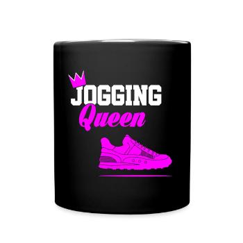 Jogging Running Runner Funny Sayings Gift 7 - Full Colour Mug - black - Front