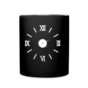 montre signe romain - blanc - Mug uni - noir - Devant