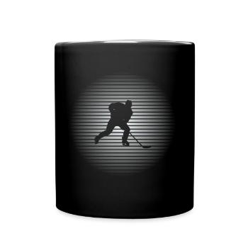 Eishockey - Tasse einfarbig - Schwarz - Vorne