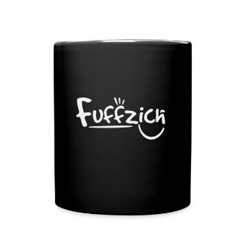 Fünfzig Fuffzich 50. Geburtstag - Tasse einfarbig - Schwarz - Vorne
