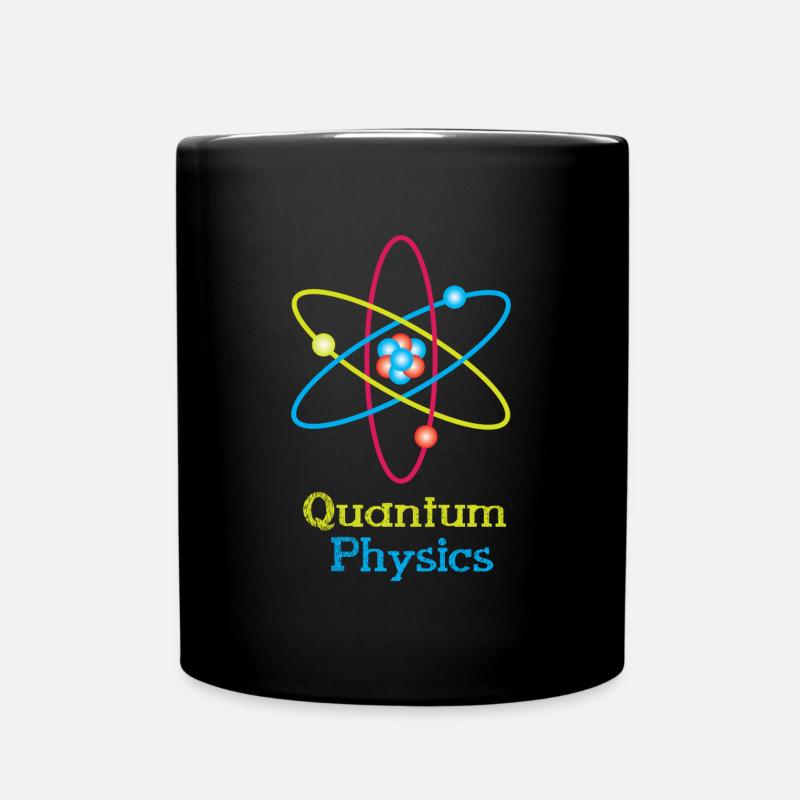 Quantum Physics - Full Colour Mug - black