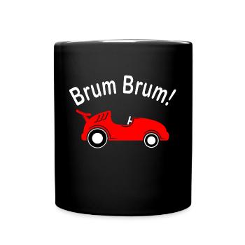 Children Car Brum Brum - Full Colour Mug - black - Front