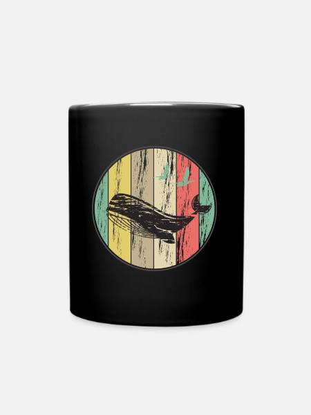 Wal - Tasse einfarbig - Schwarz