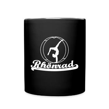Rhönrad Turnen Rhönradturnen Rhönradturner Sport - Tasse einfarbig - Schwarz - Vorne