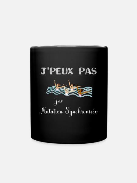 j'peux pas j'ai natation synchronisée - Mug uni - noir