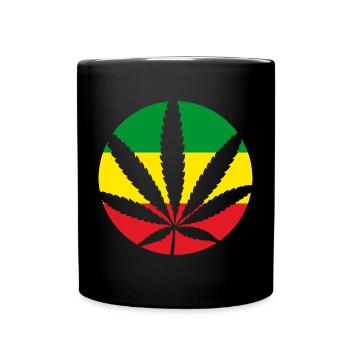 MAUVAISES HERBES RASTA - Mug uni - noir - Devant
