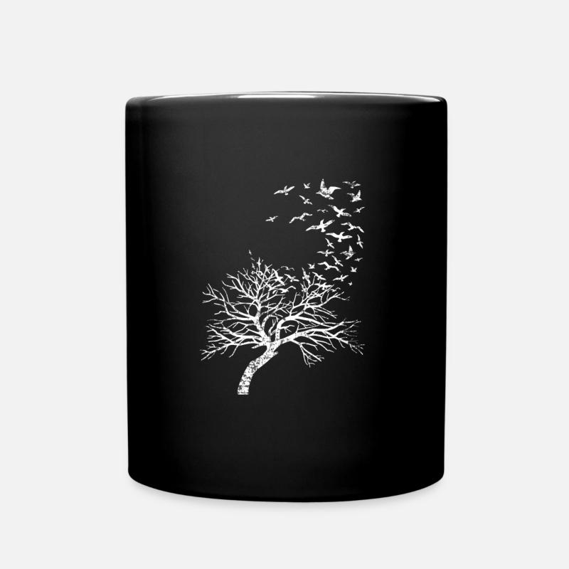 OISEAUX - OISEAUX - ARBRE - NATURE - Mug uni - noir