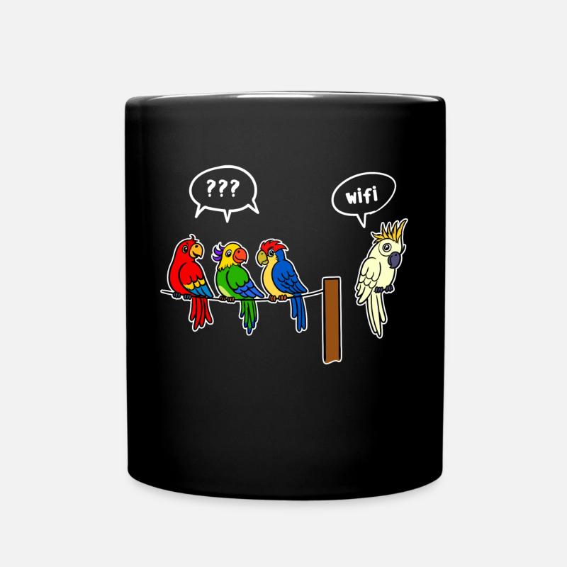 Wifi Internet sans fil Internet sans fil Drôle Humour - Mug uni - noir