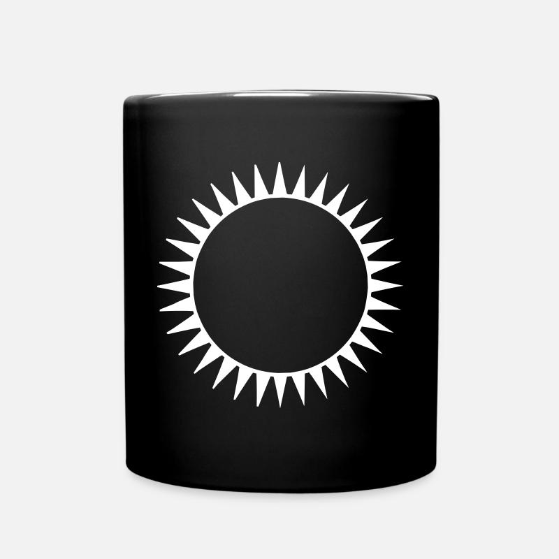 Die schwarze Sonne - Tasse einfarbig - Schwarz