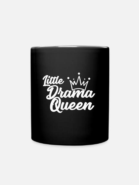 Little Drama Queen - Tasse einfarbig - Schwarz