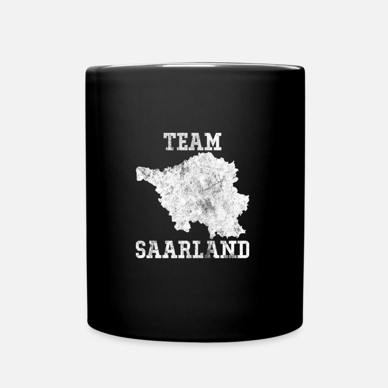 TEAM SAARLAND - Tasse einfarbig - Schwarz