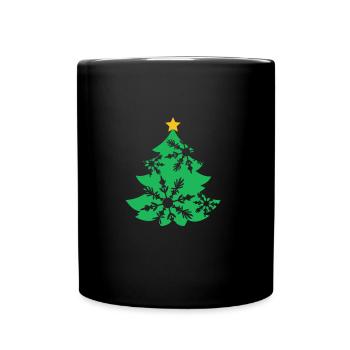 Christmas tree - Christmas tree - Full Colour Mug - black - Front