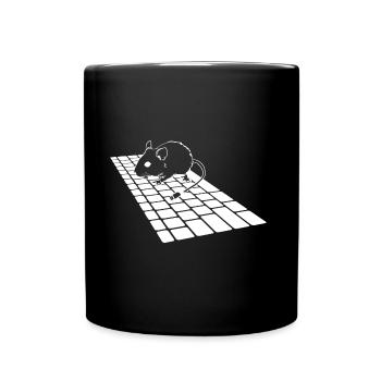 Mouse - Keyboard - Computer - Gift idea - Full Colour Mug - black - Front