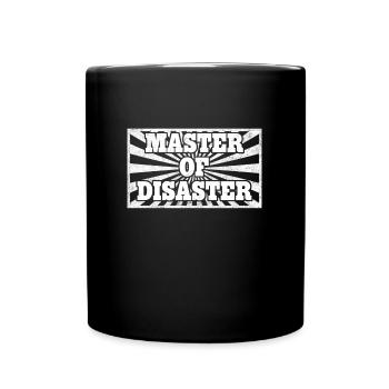 Master of Disaster - Full Colour Mug - black - Front