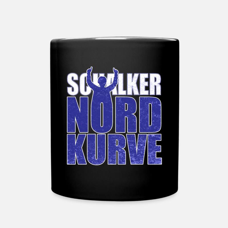 Schalker Nordkurve Schriftzug Geschenkidee - Tasse einfarbig - Schwarz