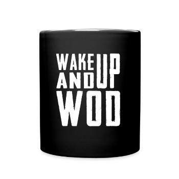 Wake Up And WOD - Full Colour Mug - black - Front