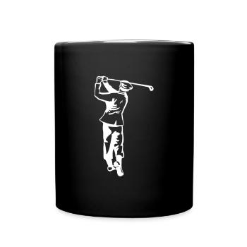Golf - Golfing - Golfers - Full Colour Mug - black - Front