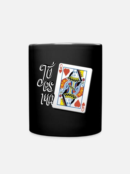 Ma reine de coeur - Mug uni - noir
