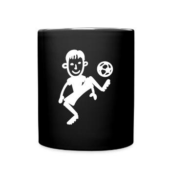 Soccer Player Soccer Player Soccer Kicker Funny - Full Colour Mug - black - Front
