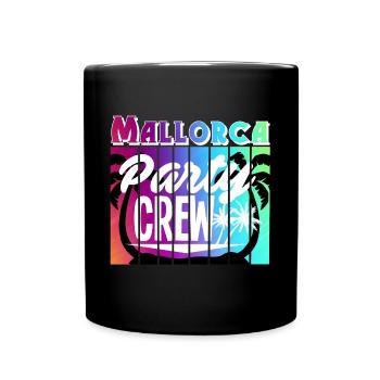 Mallorca Party Crew - Full Colour Mug - black - Front