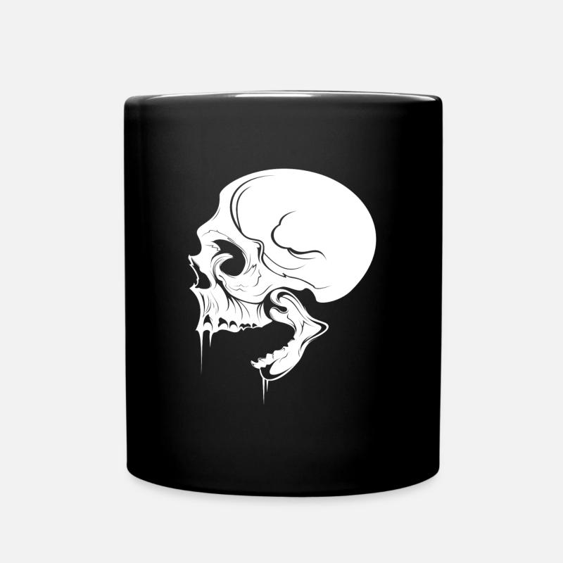 Tête de mort - Mug uni - noir