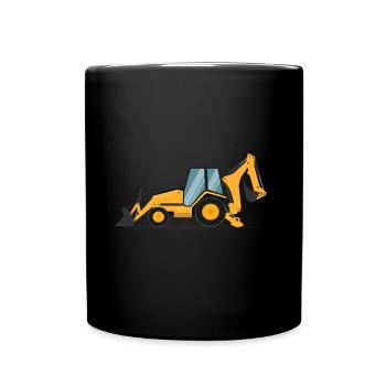 Idée cadeau cadeau pelle - Mug uni - noir - Devant