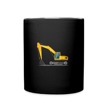 Idée cadeau cadeau pelle - Mug uni - noir - Devant