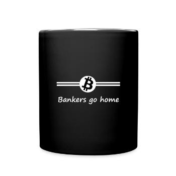 Bitcoin - Mug uni - noir - Devant