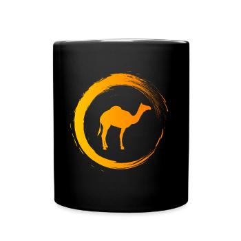 Kamel - Tasse einfarbig - Schwarz - Vorne