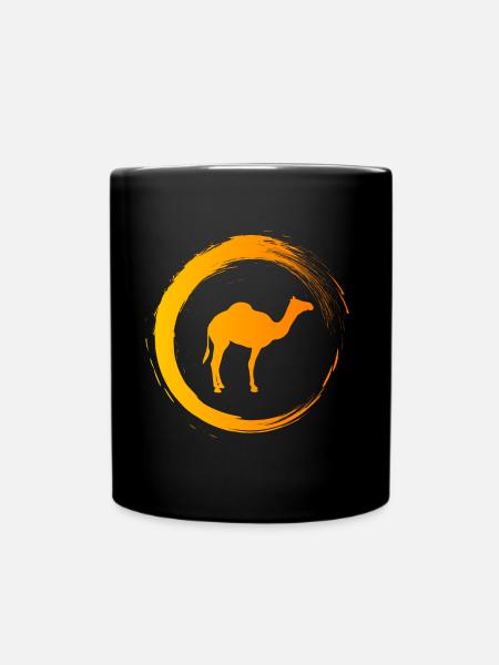 camel - Full Colour Mug - black