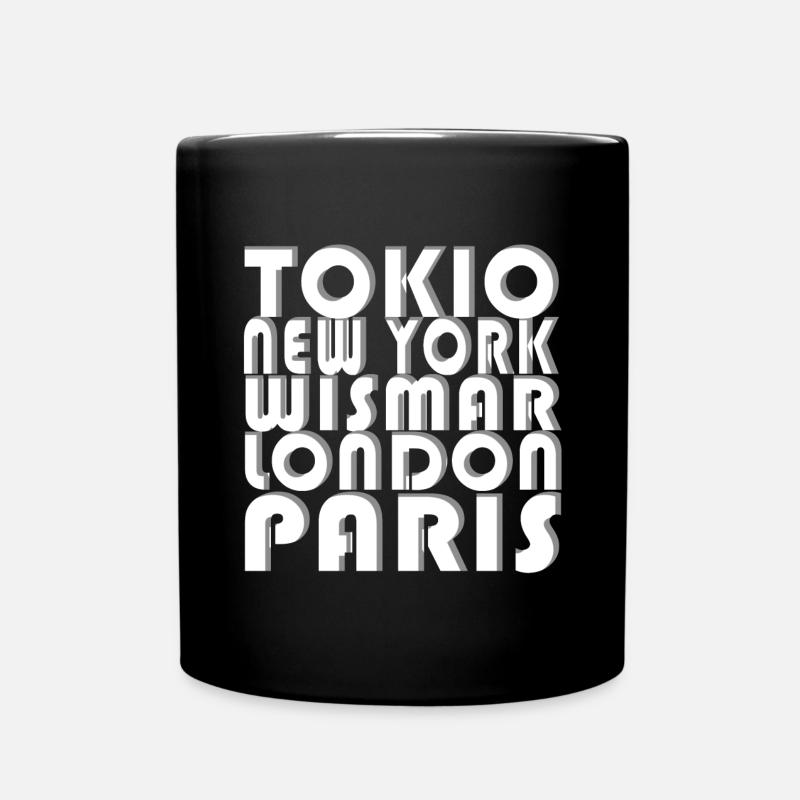 METROPOLE WISMAR - Tasse einfarbig - Schwarz