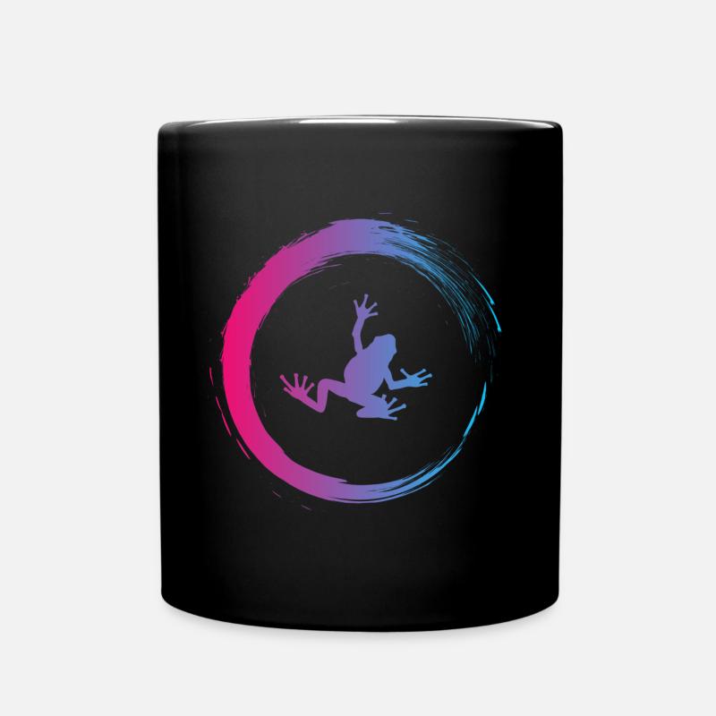 Frosch - Tasse einfarbig - Schwarz