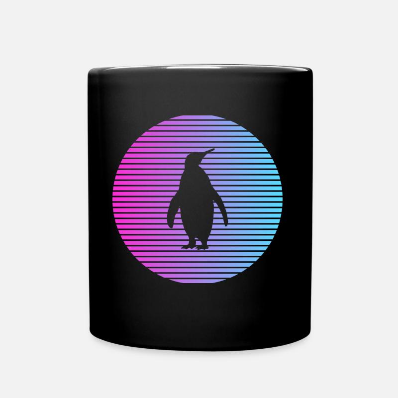Pinguin - Tasse einfarbig - Schwarz