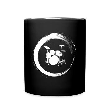 Batteur - Mug uni - noir - Devant