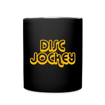 DISC JOCKEY - Full Colour Mug - black - Front