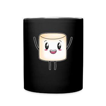 Guimauve guimauves mignon bonbons enfants - Mug uni - noir - Devant