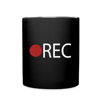 REC recording - Full Colour Mug - black - Front
