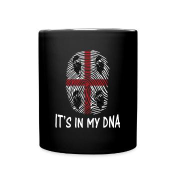 Idée cadeau de conception de t-shirt ADN drapeau Sardaigne. - Mug uni - noir - Devant