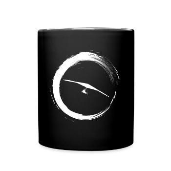 Hängegleitschirm - Tasse einfarbig - Schwarz - Vorne