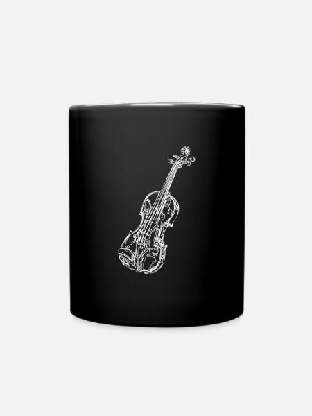 Violon - Mug uni - noir