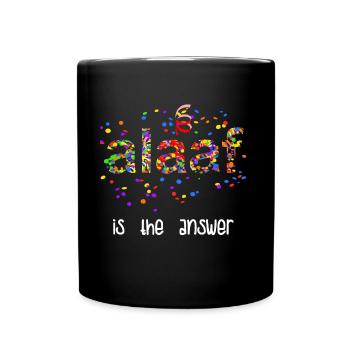 Alaaf Is The Answer Carnaval Confettis Costume Fun - Mug uni - noir - Devant