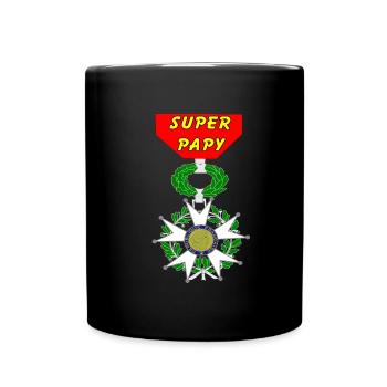super papy - Full Colour Mug - black - Front