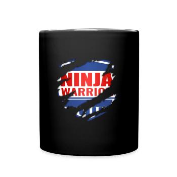 Ninja Warrior - Full Colour Mug - black - Front