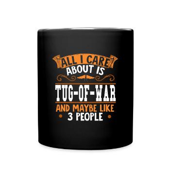 Tout ce qui m'importe, c'est Tug-of-War - Mug uni - noir - Devant