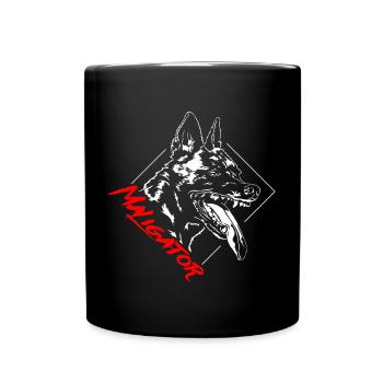 BELGIAN MALINOIS Hundesport Wilsigns Maligator - Tasse einfarbig - Schwarz - Vorne