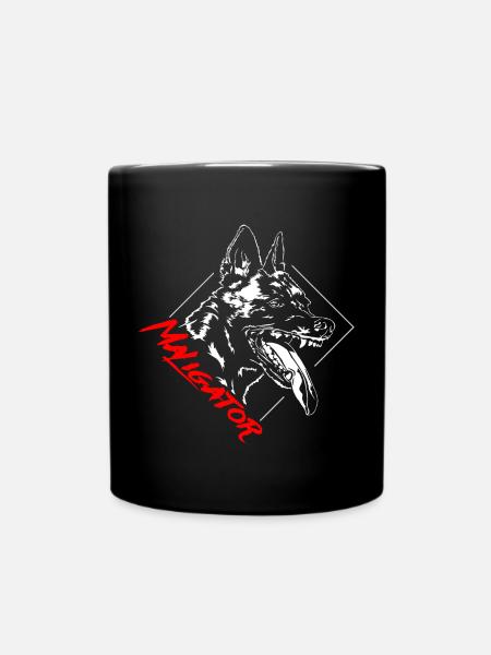 BELGIAN MALINOIS Hundesport Wilsigns Maligator - Tasse einfarbig - Schwarz