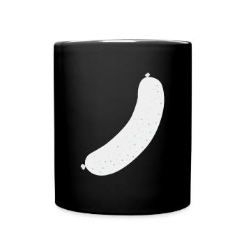 Brat Wurst sausage - Full Colour Mug - black - Front