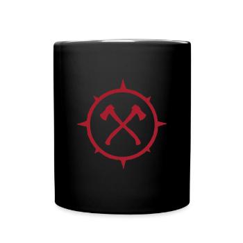 Outdoor - ax logo - Full Colour Mug - black - Front