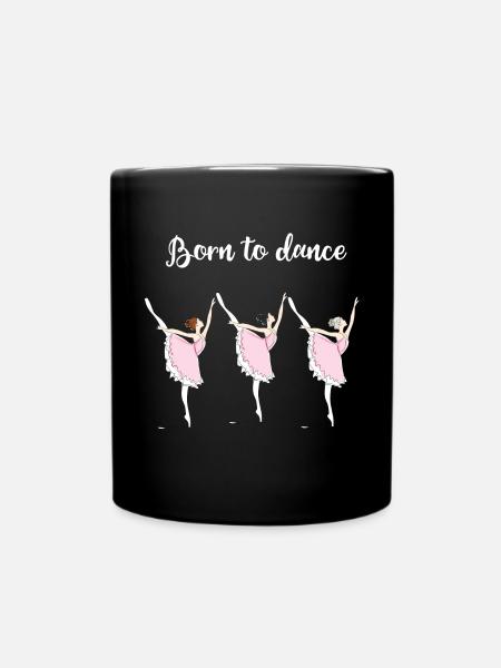 tanzen ballett ballerina Training spitze Girl Tütü - Tasse einfarbig - Schwarz