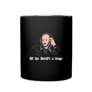 All The World's A Stage - Full Colour Mug - black - Front